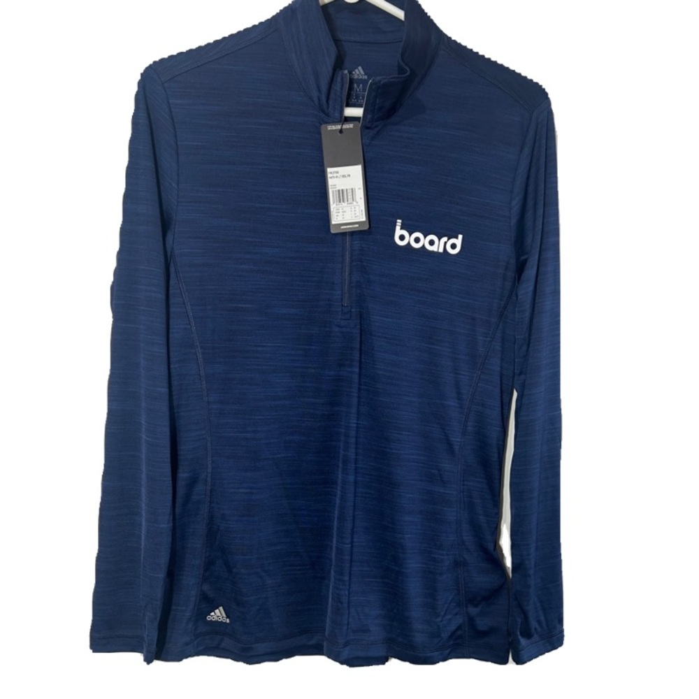 NET ADIDAS GYMZONE WOMEN LIGHTWEIGHT QUARTER ZIP LONG SLEEVES SIZE MEDIUM